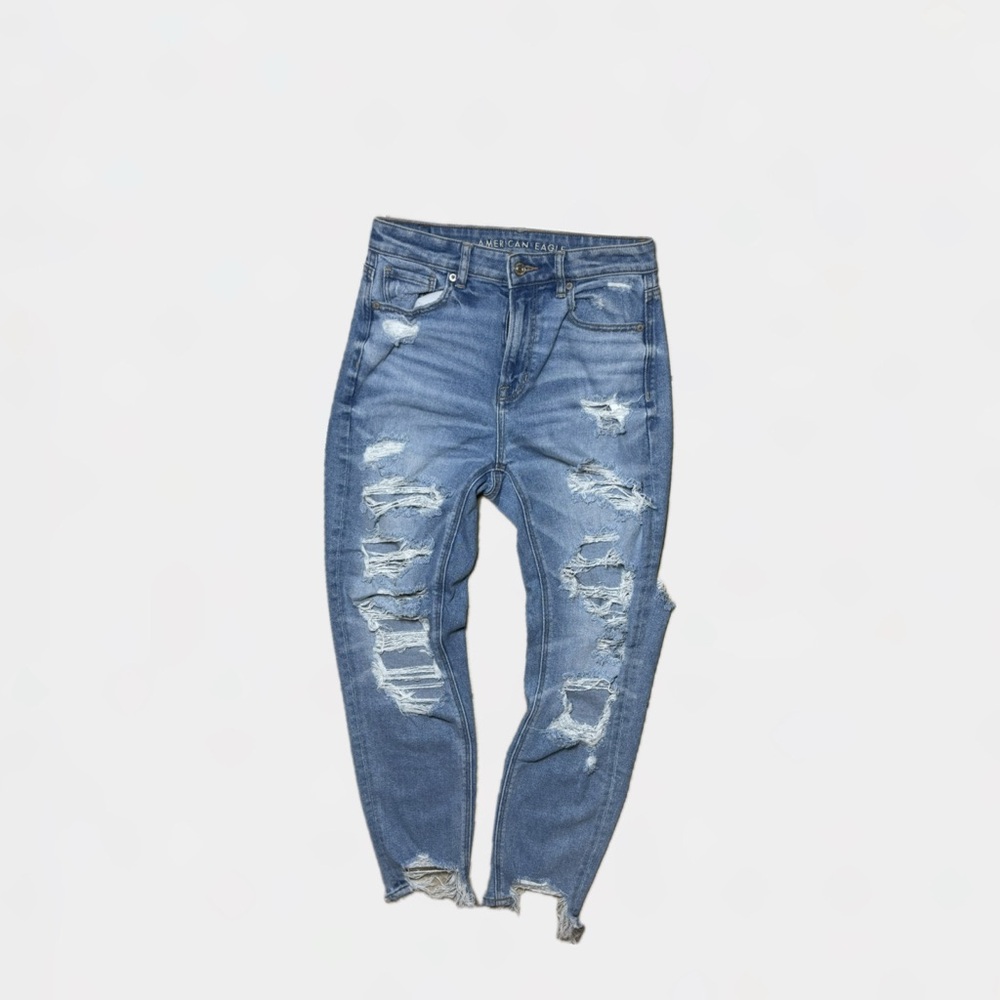 American Eagle Outfitters Blue Straight Leg Jeans